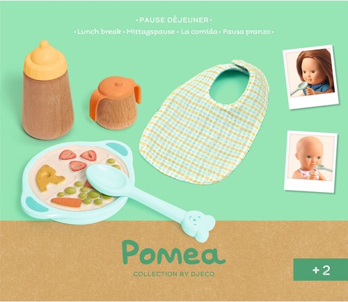 Djeco accessori bambole set pranzo FSC 100% giocattolo sostenibile-3