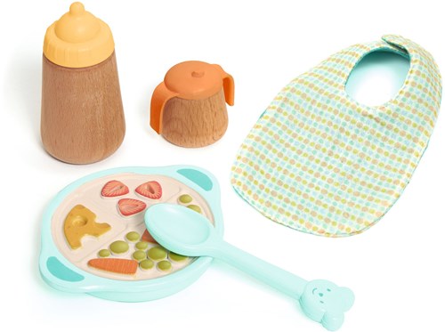 Djeco accessori bambole set pranzo FSC 100% giocattolo sostenibile