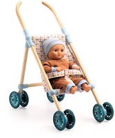 Djeco accessori passeggino in legno Little Cubes - 44 cm-2
