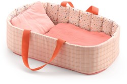 Djeco accessori culla Pink Lines lettino bambole cotone