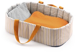 Djeco accessori culla Blue Lines lettino bambole leggero
