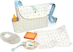 Djeco accessori Mealtime set - accessori in legno FSC per bambole