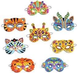 Djeco mosaici Jungle Animals set creativo - adesivi FSC MIX