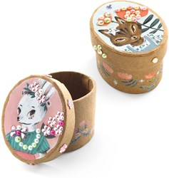 Djeco mosaici & adesivi Carino - set creativo per bambini