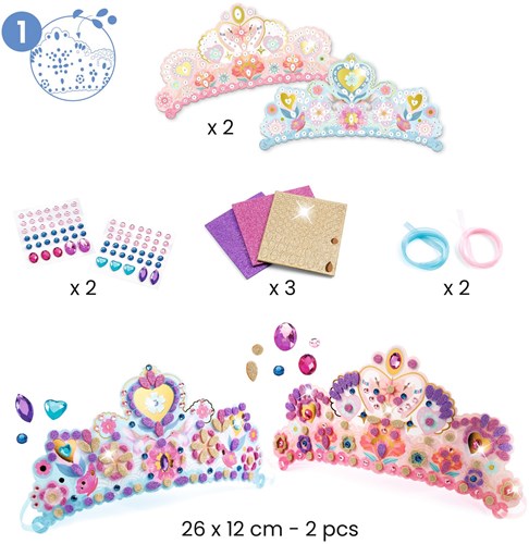 Djeco scatola multi-attività Nymphea - set creativo FSC MIX-2