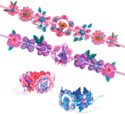Djeco set creativo mosaici & adesivi Meilleures copines giocattolo creativo