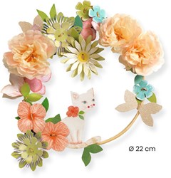 Djeco set creativo corona di fiori Dalia - giocattolo creativo FSC MIX