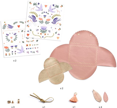 Djeco set creativo Sweet fashionista - crea borse alla moda-2