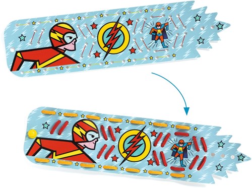 Djeco set creativa Superpower - braccialetti creativi FSC MIX-2