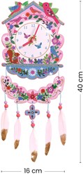 Djeco set creativo orologio - kit creativo con transfer