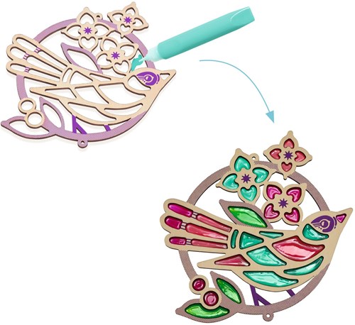 Djeco kit creativo hobby creativo Branche ensoleillée divertimento colorato-2
