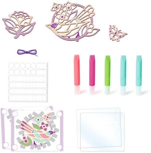 Djeco kit creativo hobby creativo Branche ensoleillée divertimento colorato-3