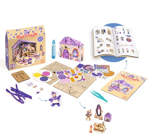 Djeco kit creativo casa Mi House - Astra per bambini-3