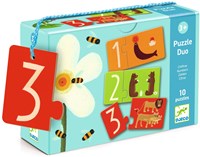 Djeco puzzle educativo Numbers - cartone FSC - giocattolo colorato-3