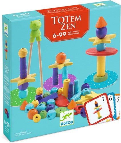 Djeco gioco di abilità Totem Zen - giocattolo in legno FSC-2
