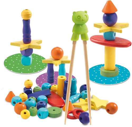 Djeco gioco di abilità Totem Zen - giocattolo in legno FSC