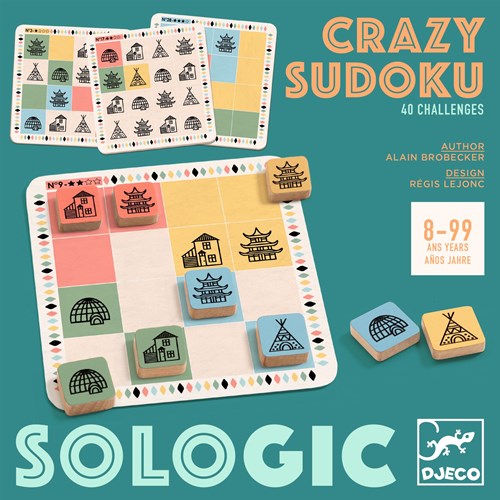 Djeco gioco di logica Crazy sudoku - puzzle FSC MIX-3