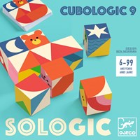 Djeco gioco puzzle in legno Cubologic 9 - giocattolo educativo FSC-3