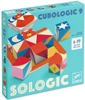 Djeco gioco puzzle in legno Cubologic 9 - giocattolo educativo FSC-2