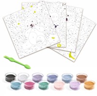 Djeco giocattolo creativo - Sables Colore Pattes de velours FSC MIX-3