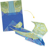 Djeco set origami uccelli FSC MIX giocattolo creativo-2