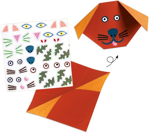 Djeco origami animali set creativo - carta FSC - giocattolo creativo-2