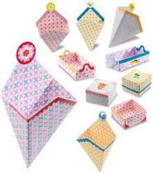 Djeco set origami scatoline - giocattolo creativo