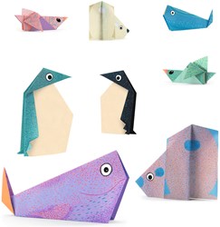 Djeco origami Animali polari set creativo carta FSC MIX