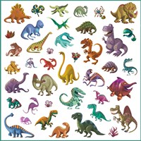Djeco stickers dinosauri - 160 pezzi carta FSC-3
