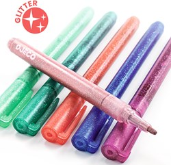 Djeco colori pennarelli glitter - 6 pezzi - Sweet - pennarelli creativi