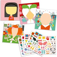 Djeco adesivi per bambini All Different - divertimento creativo-2