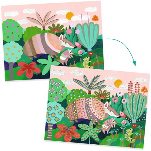 Djeco pittura Foresta tropicale - Giocattolo creativo FSC MIX-2