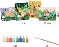 Djeco pittura Foresta tropicale - Giocattolo creativo FSC MIX-3