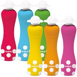 Djeco colori set pennarelli in schiuma - 6 pezzi - lavabili - ergonomici