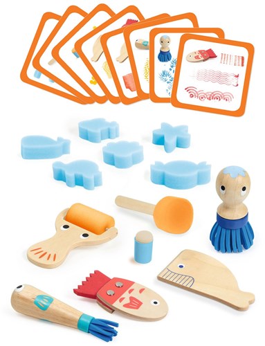 Djeco strumenti per dipingere creatività pittura per bambini-2