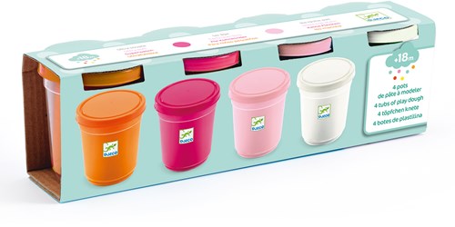Djeco pasta modellabile 4 vasetti Sweet - argilla per bambini-2