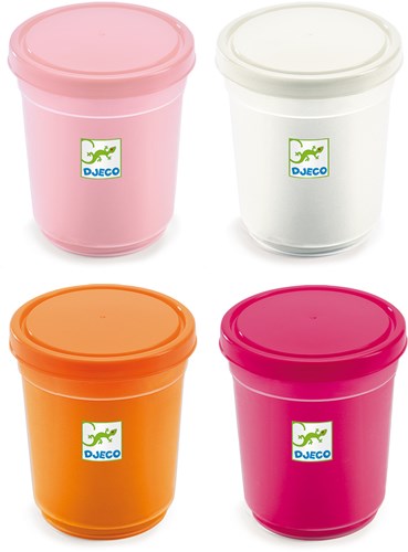 Djeco pasta modellabile 4 vasetti Sweet - argilla per bambini