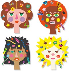 Djeco stickers Hairdresser - kit creativo parrucchiere per bambini