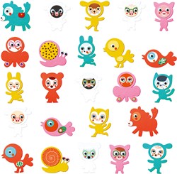 Djeco stickers animali kit creativo - I love animals - collage creativo
