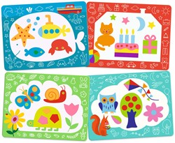 Djeco libro da colorare ad acqua Magic scribbles per bambini piccoli