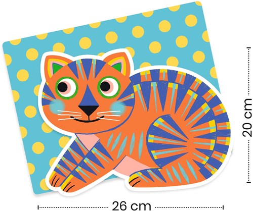 Djeco giocattolo da colorare Animalo-Ma con penna ad acqua e animali-3