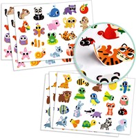 Djeco adesivi animali baby - FSC MIX - grandi adesivi per bambini piccoli-2