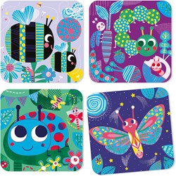 Djeco carte da grattare piccoli animali - attività creativa bugs FSC MIX