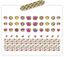 Djeco adesivi per unghie body art per bambini - adesivi colorati