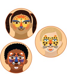 Djeco set body art Panthera - trucco e accessori per bambini