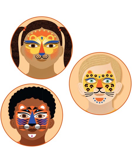 Djeco set body art Panthera - trucco e accessori per bambini
