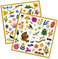 Djeco stickers Garden - adesivi giardino carta FSC 160 pezzi
