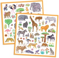 Djeco stickers Kenya - set creativo per bambini