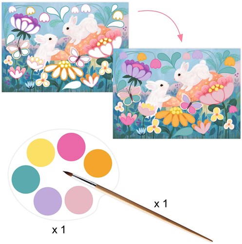 Djeco set giocattolo creativo multi attività fluffy box pennarelli-3
