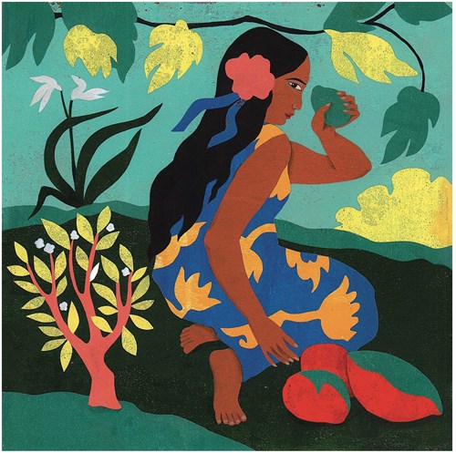 Djeco attività di pittura Polinesia - set creativo d’arte per bambini-2